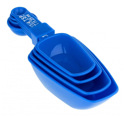 Picture of BLUE SCOOP / MEASURING SPOON SET OF 4