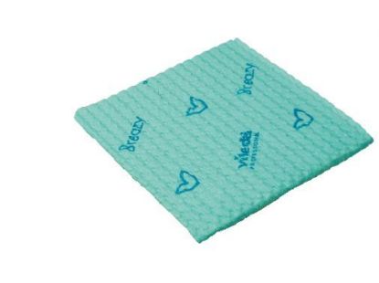 Picture of VILEDA BREAZY CLOTHS - GREEN (25)