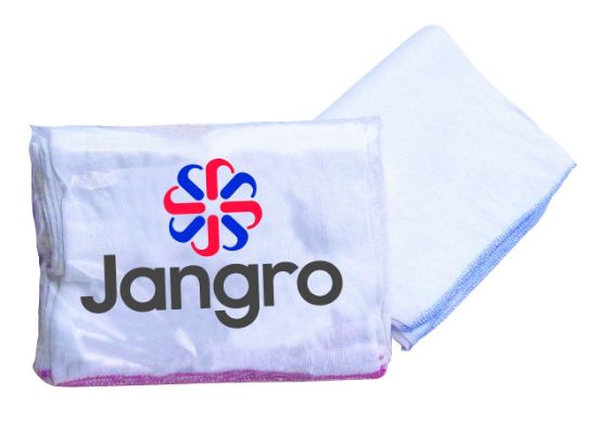 Picture of JANGRO DISHCLOTHS 12" X 16" YELLOW EDGING (10)