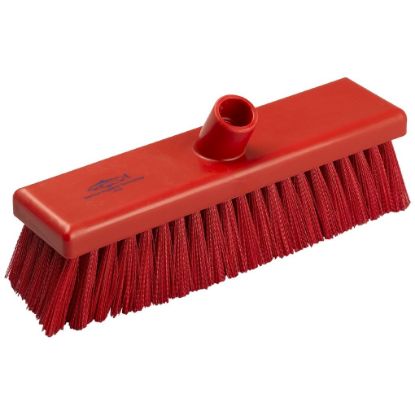 Picture of FLAT SWEEPING BROOM MEDIUM 300MM RED
