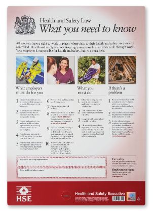 Picture of JANGRO HEALTH & SAFETY LAW POSTER 420X297MM