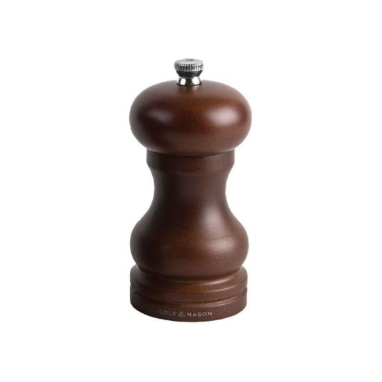 Picture of COLE & MASON PRECISION FOREST CAPSTAN DARK WOOD SALT MILL 120mm (SINGLE)