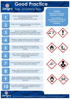 Picture of JANGRO COSHH GOOD PRACTICE GUIDE (A3)