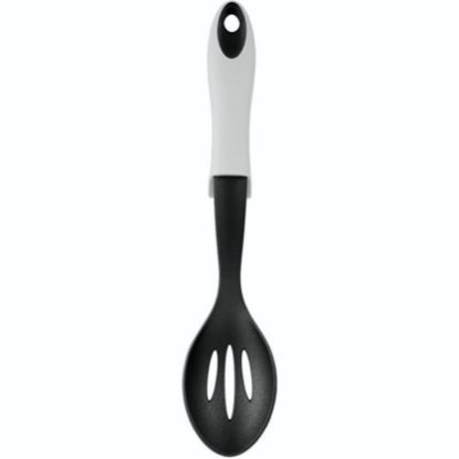 Picture of SOFT GRIP SLOTTED SPOON BLACK  *S