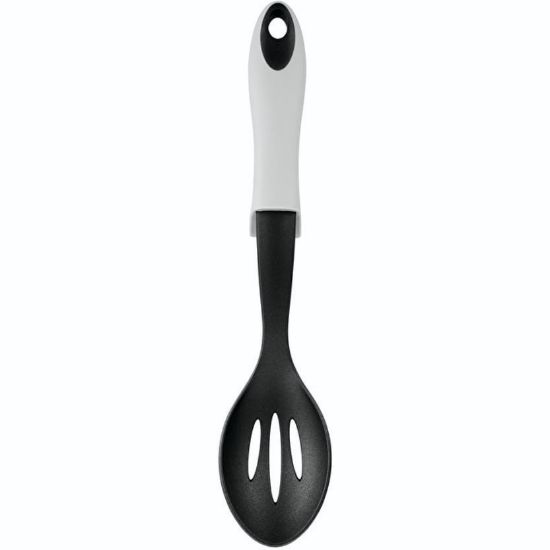 Picture of SOFT GRIP SLOTTED SPOON BLACK  *S