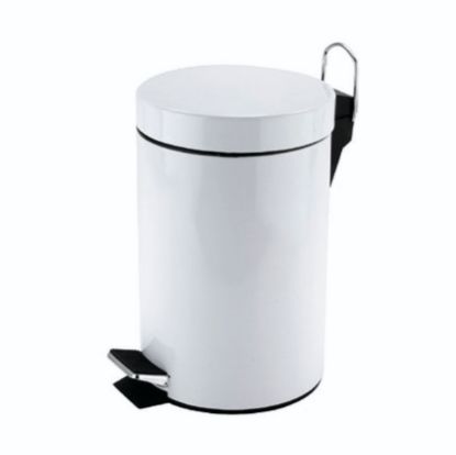 Picture of STEEL PEDAL BIN 3LTR WHITE