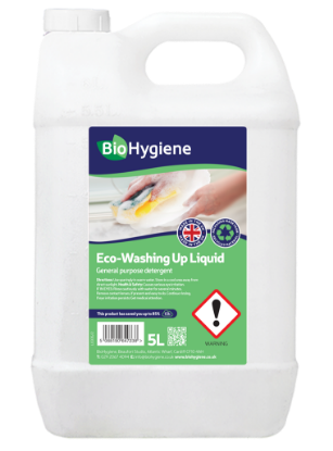 Picture of BIO HYGIENE ECO WASHING UP LIQUID 5L (SINGLE)