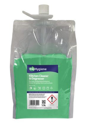 Picture of BIO HYGIENE KITCHEN DEGREASER POUCH 1.5L (CASE OF 2)