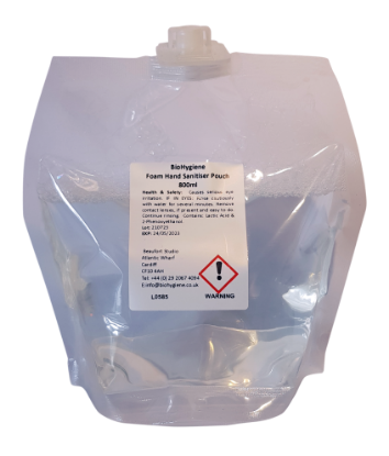 Picture of BIO HYGIENE HAND SANITISER ALCOHOL FREE  800ml (SINGLE)