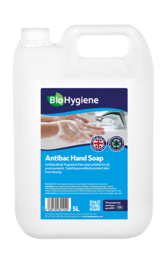 Picture of BIO HYGIENE ANTIBAC HAND SOAP WHITE UNFRAGRANCED 5L (SINGLE)