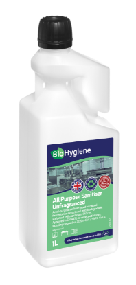 Picture of BIO HYGIENE ALL PURPOSE CONC. UNFRAGRANCED SANITISER 1LTR