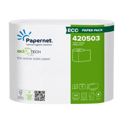 Picture of Bio Tech Toilet Tissue 210sht 2ply White with Bio Tech Technology (Case of 40)