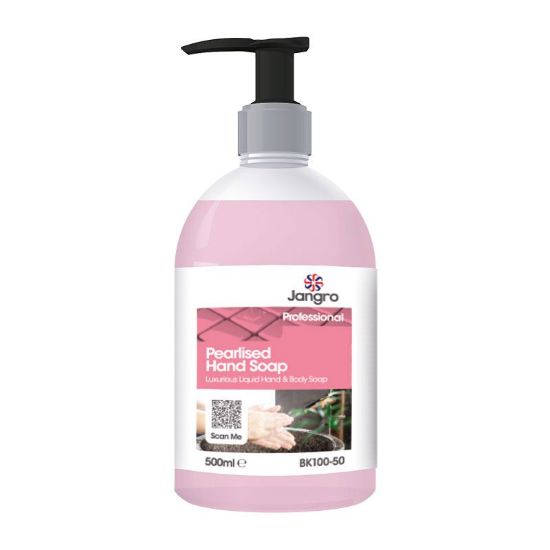 Picture of Jangro Pink Pearlised Hand Soap 500ml 