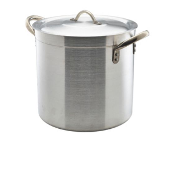 Picture of Aluminium Deep Stockpot With Lid 32litre