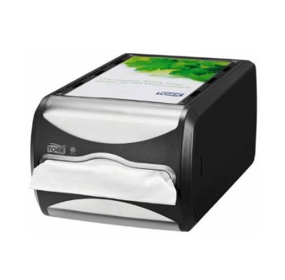 Picture of Tork Xpressnap Countertop Napkin Dispenser Black