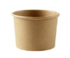 Picture of Compostable Kraft White Soup Container 12oz  (Pack Of 25)