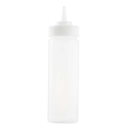 Picture of Widemouth Clear Squeeze Bottle With Tip Top 475ml (12)