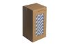 Picture of Dark Blue Stripe Biodegradable Paper Straw 8" (Pack Of 250)