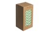 Picture of Green White Stripe Biodegradable Paper Straw 8" (Pack of 250)
