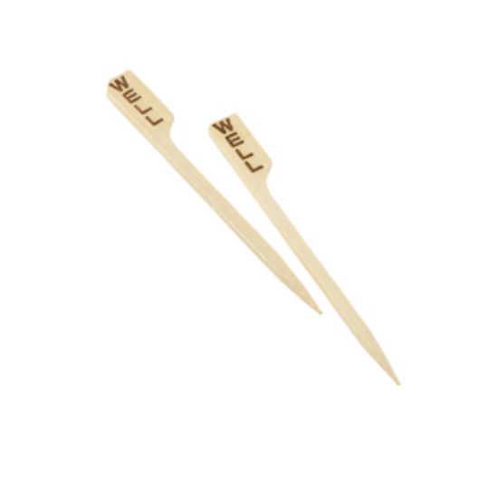 Picture of Bamboo Steak Markers 9cm/3.5"" Well (100pcs)