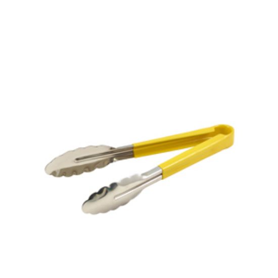 Picture of Genware Colour Coded S/St. Tong 23cm Yellow