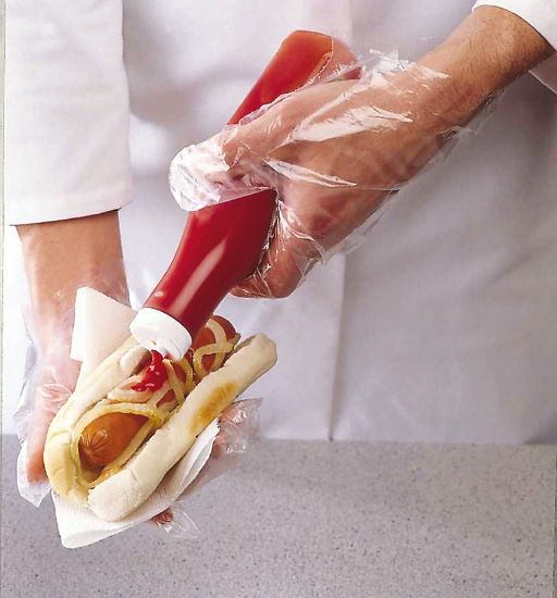 Picture of Polythene Gloves Smooth Clear Large (100)