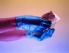 Picture of Jangro Professional 4g Vinyl Gloves Powder Free Blue Medium (Pack Of 100)