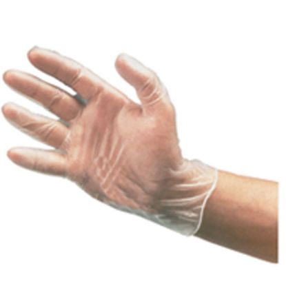 Picture of Shield Clear Powder Free Vinyl Glove Large (100)