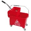 Picture of Microspeedy Flat Mop Bucket And Wringer Red 20ltr
