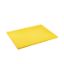 Picture of Genware Yellow High Density Chopping Board 18 X 24 X 0.75""