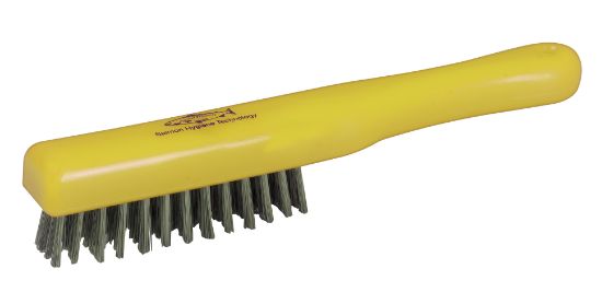 Picture of Stainless Steel Wire Hand Brush Medium 279mm Yellow