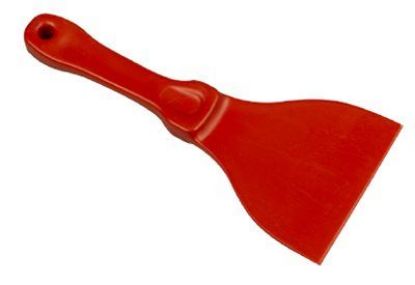 Picture of Hygiene Hand Scraper Plastic Blade Red *p