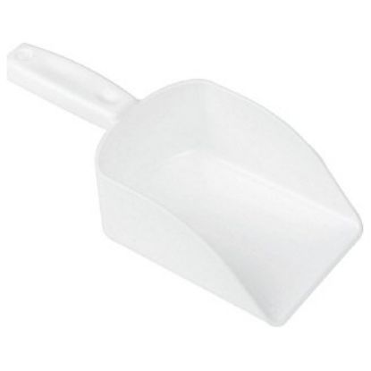 Picture of Jangro Plastic Hand Scoop 24cm White