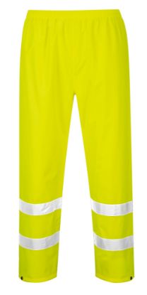 Picture of Waterproof Contractor Trousers Yellow Large 