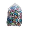 Picture of Clear Wheelie Bin Liners Heavy Duty B43 30x46x54" (100)