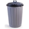 Picture of Round Refuse Bin 90l 47x71x47cm Black/Grey
