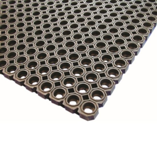 Picture of Black Rubber Kitchen Mat 100 X 150 X 2.3cm