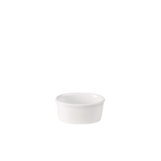 Picture of Genware Poreclain Oval Ramekin 10cm/4 (6)