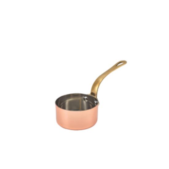 Picture of Genware Mini Copper Sauce Pan 7 X 3.75cm (6)