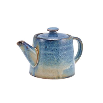 Picture of Terra Porcelain Aqua Blue Teapot 50cl/17.6oz (6)