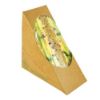 Picture of Vegware Standard Fill 65mm Kraft Sandwich Wedge (Case Of 500)