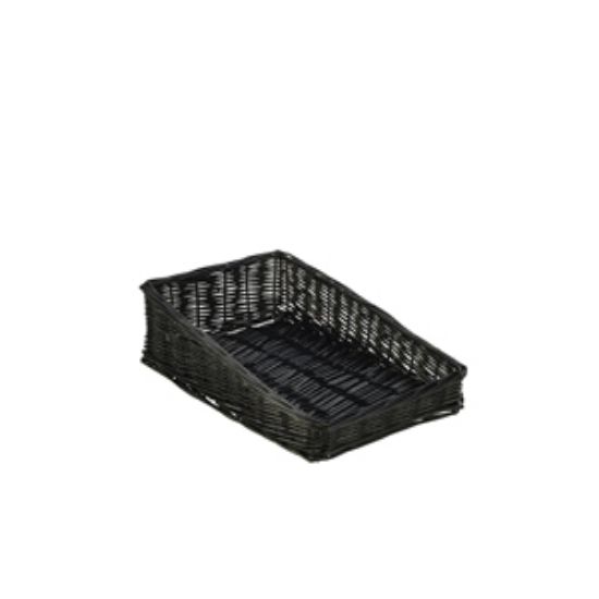 Picture of Wicker Display Basket Black 40x25x12cm