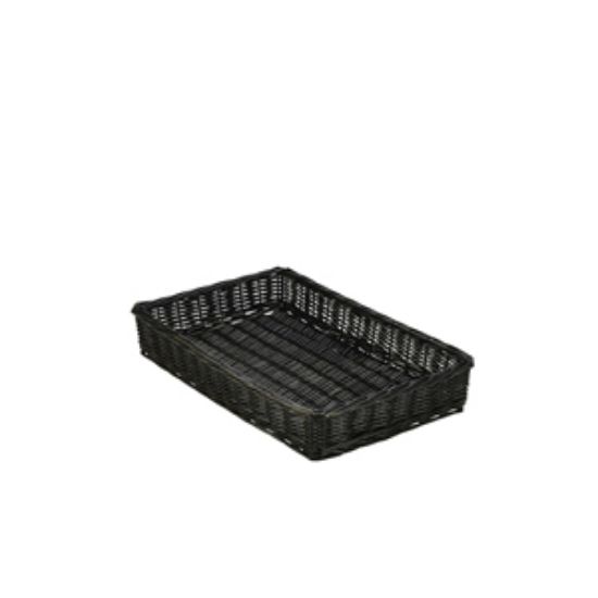 Picture of Wicker Display Basket Black 46x30x8cm