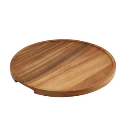 Picture of Genware Acacia Wood Pizza Board 33cm
