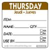 Picture of Pan Label By Roll Thursday Stripe Brown (500)