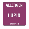 Picture of Lupin Square Food Allergen Label 1" (Case of 500)