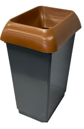 Picture of 50ltr Recycling Bin Complete With Lid For Kitchen Waste