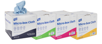 Picture of Micro Box Microfibre Cloths Blue  (Pack of 50)