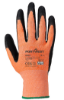 Picture of Nitrile Foam Glove Cut B13 Amber/Black Size 9/L