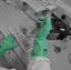 Picture of Shield 2 Green Nitrile Glove Medium (Single Pair)